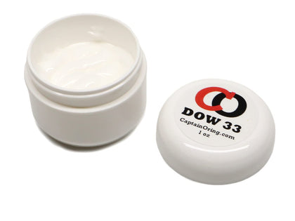 Captain O-Ring Pure DOW 33 Paintball Lubricant Grease (1 oz Jar DOW33) Paintball Marker Maintenance Lube