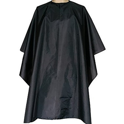 Magiczone Professional Hairdressing Salon Nylon Cape with Closure Snap,Barber Styling Cape,Unisex Black Hair Cutting Cape - 59