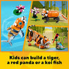 LEGO Creator 3 in 1 Majestic Tiger Building Set, Transforms from Tiger to Panda or Koi Fish Set, Animal Figures, Collectible Building Toy, Gifts for Kids, Boys & Girls 9 Plus Years Old, 31129