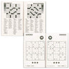 Crossword Sudoku Travel Size Puzzle Books for Adults Seniors Super Set ~ Bundle of 4 Travel Crossword and Sudoku Puzzle Books (Over 330 Puzzles Total)