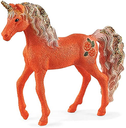 Schleich bayala, Unicorn Toys, Unicorn Gifts for Girls and Boys 5-12 years old, Orange Unicorn Foal