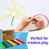 Impresa Monkey String from The Original Monkey Noodle - 500 Piece Jumbo Pack - Fidget Sensory Toys for Kids - 6-Inch Bendable Wax Sticks for Classrooms and Home - Make Anything In 2D or 3D (13 Colors)