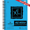 Canson 100510926 XL Mix Media Paper Pad, 98 Pound, 7 x 10 Inch, 60 Sheets