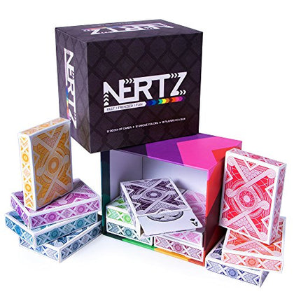 Brybelly Nertz Card Game 12 Decks of Standard 3.5 x 2.5