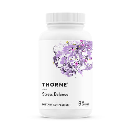 THORNE Stress Balance (Formerly Phytisone) - Adrenal Support Supplement with Vitamin C & Ashwagandha - Dairy-Free Health Support - 60 Capsules - 30 Servings