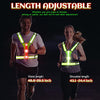 Tibeha LED Light Up Reflective Running Vest for Women Man Runner Night Running Walking, Rechargeable
