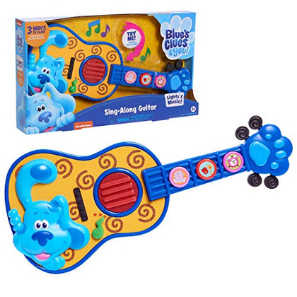 Blue's Clues & You! Sing Along Guitar, Lights and Sounds Kids Guitar Toy, Kids Toys for Ages 3 Up by Just Play