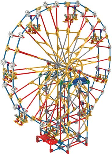 KNEX Education STEM Explorations: 3-in-1 Classic Amusement Park Building Set - Multicolor & Motorized, Creative-Learning Construction Model for Ages 9+, Engineering Toy for Boys & Girls, Adults