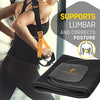 Perfotek Waist Trainer for Women Lower Belly - Waist Trimmer Belt Sauna Tummy Toner Low Back and Lumbar Support with Sauna Suit Effect (Large Black)