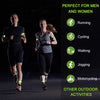 Reflective Running Gear Set Include 2 Pieces LED Safety Lights and 4 Reflective Bands for Wrist Arm Ankle Leg Reflective Straps Tape High Visibility Reflector Bands Strobe Running Light for Woman Men