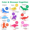 FFTROC Montessori Toys Gifts for 2 3 4 Year Old Boys - Wooden Stacking Dinosaur Toys for Kids 2-4 3-5, Toddler Boy Gifts, Birthday Gift Ideas