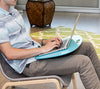Honey-Can-Do TBL-03539 Portable Laptop Lap Desk with Handle, Blue, 23 L x 16 W x 2.5 H