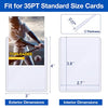 32 Count Toploaders for Cards, Sooez 35PT Toploader Card Protector, 3