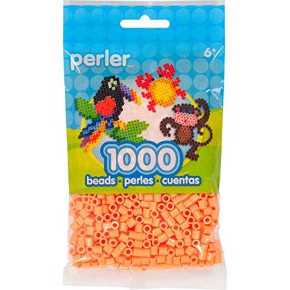 Perler, Apricot Orange Fuse Beads for Crafts, 1000pcs, 1000 Count