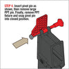 Real Avid Pivot Pin Tool (AVAR15PPT), Red