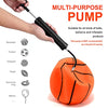Portable 10 inches Ball Pump Kit, Balloon Pump, Basketball Pump Air Pump with 5 Needles,1 Nozzle & Extension Hose for Soccer Football Volleyball Water Polo Rugby Exercise Sports Ball