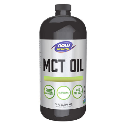 NOW Sports Nutrition, MCT (Medium-chain triglycerides) Oil 14 g, Weight Management, Liquid, 32-Ounce