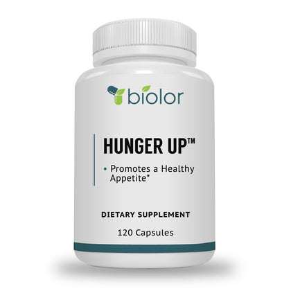 Biolor HungerUp - Appetite Stimulant (with No Artificial Fillers) - Effective Weight Gain Pills with Fenugreek Extract to Increase Appetite and Gain Weight