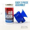 Air Horn Can for Boating & Safety Very Loud Canned Boat Accessories Hand Held Fog Mini Marine Air Horn for Boat Can and Blow Horn or Small Compressed Horn Refills 1.4oz