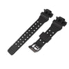 MMBAY Rubber 10536683 Watch Bands Replacement Fit for Casio G-Shock GA700UC GA-700UC GA700 GA-700-1A GA-700-1B Silicone Strap Wirstband for Men and Women Waterproof Bracelet Watch accessories(Black