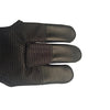 ArcheryMax Handmade Leather Three Finger Archery Gloves , Black ,Small