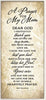 Dexsa Prayer for My Mom Wood Frame Wall Plaque for Mothers Day, Birthday Gift for Mom | Made in USA | Bonus Mom Gift, Mother-in-Law Picture Frame | Best Mom Plaque from Son or Daughter | 8x16 inches