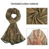 Fousam Sniper Veil,Camo Mesh Net Tactical Scarf for Hunting Shooting Wild Photography Military Outdoor Activities