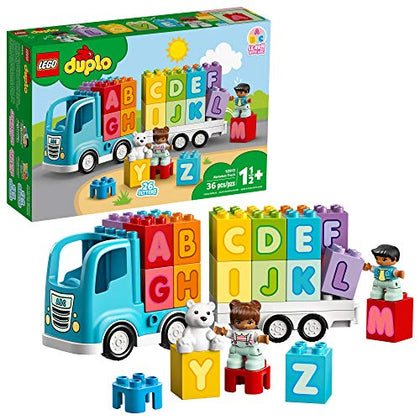 LEGO DUPLO My First Alphabet Truck 10915 ABC Letters Learning Toy for Toddlers, Fun Kids Educational Building Toy (36 Pieces)