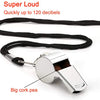 Fya Whistle, Stainless Steel Super Loud Sports Whistle with Lanyard, Perfect for Referees, Coaches, Polices, Outdoor Sports, Emergency