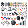 Technical Parts Cars Gears Axles - Wheels Connectors Building Block Accessories Pieces Sets, Chain Link Pins Connector Joints Bricks,Shock Absorber, MOC Technical Lots Pack Bulk Toys