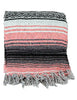 Canyon Creek Authentic Mexican Yoga Falsa Blanket (Coral)