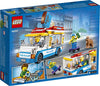 LEGO City Ice Cream Truck Van 60253 Building Toy Set - Featuring Skater Minifigures, Skateboard, and Dog Figure, Fun Gift Idea for Boys, Girls, and Kids Ages 5+
