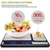 Smart Weigh Culinary Kitchen Scale 10 kilograms x 0.01 Grams, Digital Food Scale with Dual Weight Platforms for Baking, Cooking, Food, and Ingredients