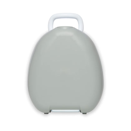 My Carry Potty - Grey Pastel Travel Potty, Award-Winning Portable Toddler Toilet Seat for Kids to Take Everywhere