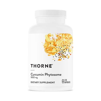 Thorne Curcumin Phytosome 1000 mg (Meriva) - Clinically Studied, High Absorption - Supports Health in Joints, Muscles, GI Tract, Liver, and Brain - 120 Capsules - 60 Servings
