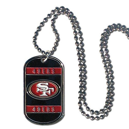Siskiyou Sports NFL San Francisco 49ers Dog Tag Necklace , 36-Inch