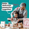 Baketivity DIY Cake Pop Baking Kit for Kids - Premeasured Ingredients, Decorating Supplies