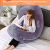 Chilling Home Pregnancy Pillows, C Shaped Full Body Pillow Maternity Pillow for Women 55 inch, Pregnancy Pillows for Sleeping Pregnant Must Have with Removable Cover