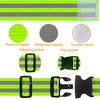 Reflective Belt, Reflective Running Gear, High Visibility Reflective Safety Running Belts for Women, Night Walking Safety Gear with Belt and Armbands, Ditch The Reflective Vest
