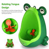 Soraco Frog Potty Training Urinal for Boys with Aiming Target Green