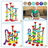 Blacka Marble Run Maze Race Game Glass Marbles for Kids Age 3 4 5 6 Boys Girls Educational Preschool Toys Block Toy Set As Xmas Birthday Present Festival Gifts, Small