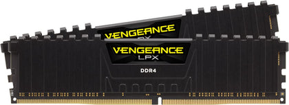 Corsair VENGEANCE LPX DDR4 16GB (2x8GB) 3200MHz CL16 Intel XMP 2.0 Computer Memory - Black (CMK16GX4M2E3200C16)