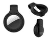 Kaizen Kreations Airtag Holder for Kids Hidden Compatible with Apple Airtag Holder. GPS Tracker for Kids, Tracking Device for Kids, Airtag for Kids, Airtag Kids Hidden (Gen 2 Black, 2-Pack)
