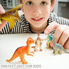 OuMuaMua 78 Pack Mini Dinosaur Figure Toys, Plastic Dinosaur Toy Set Including T-rex, Stegosaurus, Monoclonius for Kids Toddler Birthday Cake Topper, Christmas Easter Valentines Day Gifts