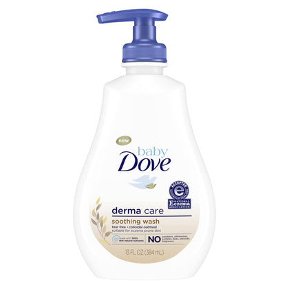Baby Dove Derma Care Soothing Wash Skin Care with Colloidal Oatmeal Suitable for eczema prone skin 13 oz