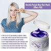 Vitamins Keratin Purple Hair Mask - Violet Blue Protein Deep Conditioner Treatment - Toner for Blonde Platinum Silver Gray Ash or Brown Colored Dry and Damaged Brassy Hair