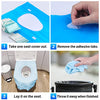 50 Pack Toilet Seat Covers Disposable - Waterproof 16x24 Inch Extra Large Individually Wrapped Toilet Seat Shields Travel Accessories for Adults Kids