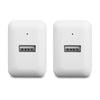 Amazon Basics 12W One Port USB-A Wall Charger (2.4A) for Phones (iPhone 15/14/13/12/11/X, Samsung, and more), Pack of 2, White