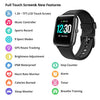 Fitness Tracker with Heart Rate Monitor, Fitpolo Smart Watch 1.3 inches Color Touch Screen IP68 Waterproof Step Calorie Counter Sleep Monitoring Pedometer Watches Activity Tracker for Women Men Kids