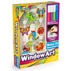 Creative Kids Window Paint Art Kit - Make Your Own Suncatchers Set - 24 Sun Catchers, 24 Suction Cups & 11 Paints - Suncatchers for Kids to Paint - DIY Window & Mirror Arts & Crafts Kit Children